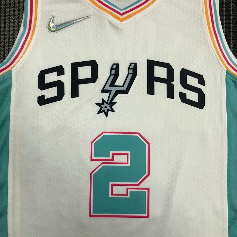 2022 San Antonio Spurs Basketball Jersey city version #2 LEONARD