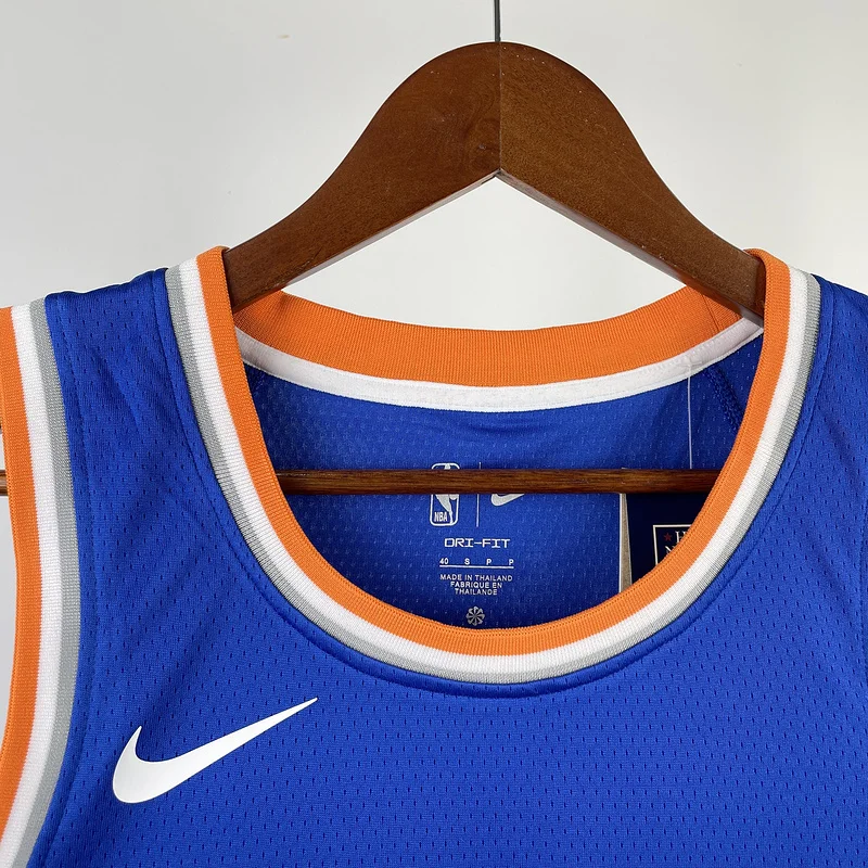 2023 New York Knicks Basketball Jersey Aawy Blue #30 RANDLE