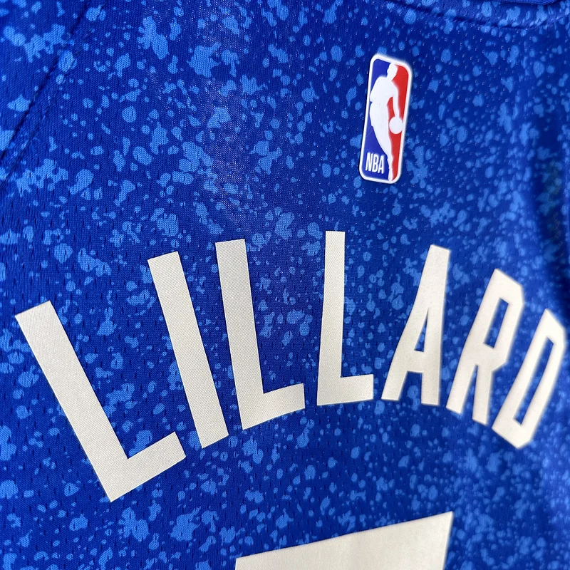 2024 Season NBA Milwaukee Bucks Basketball jersey city version #0 LILLARD