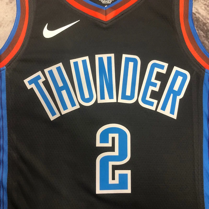 2023 NBA Oklahoma City Thunder Basketball Jersey city version #2 GILGEOUS ALEXANDER