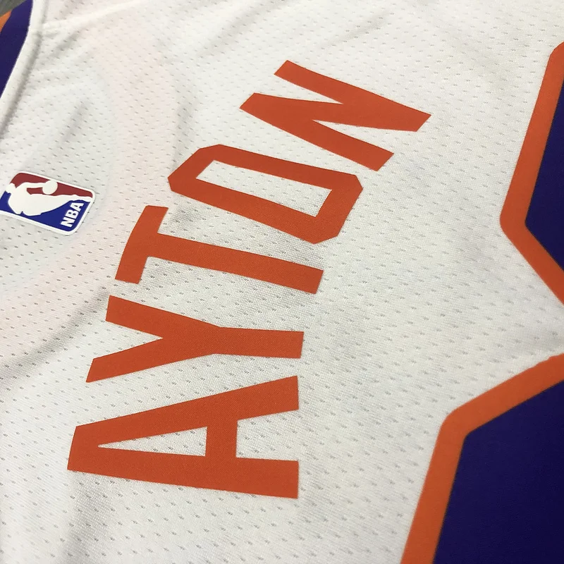 NBA Phoenix Suns Basketball jersey White #22 AYTON