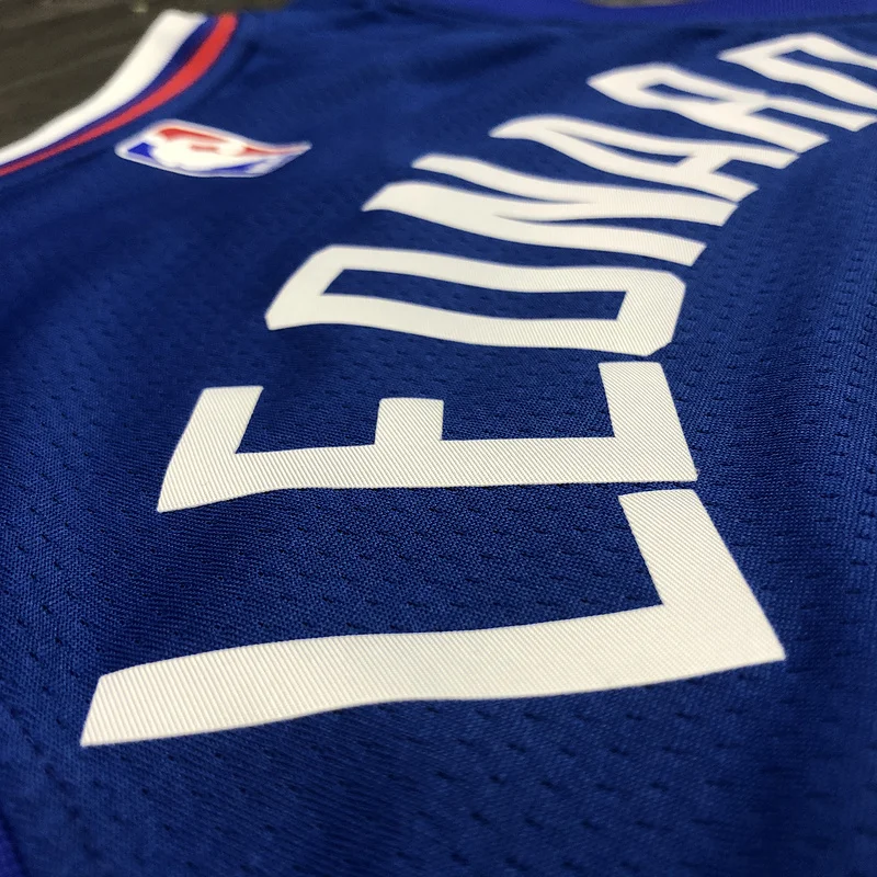 2020 Season NBA Los Angeles Clippers Basketball jersey  limited   Blue  #2   LEONARD