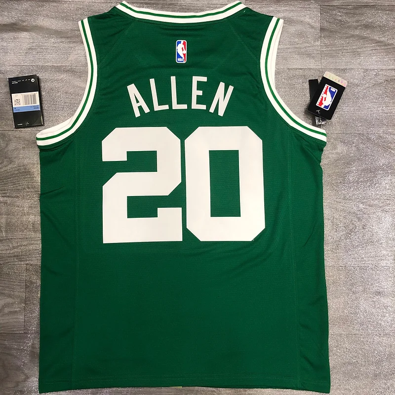 NBA Boston Celtics Basketball Jersey Retro Green #20 ALLEN