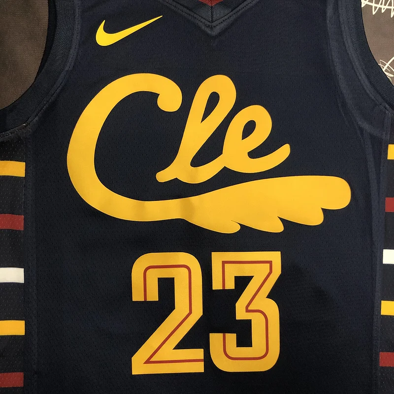 Cleveland Cavaliers Basketball Jersey stripe #23 JAMES