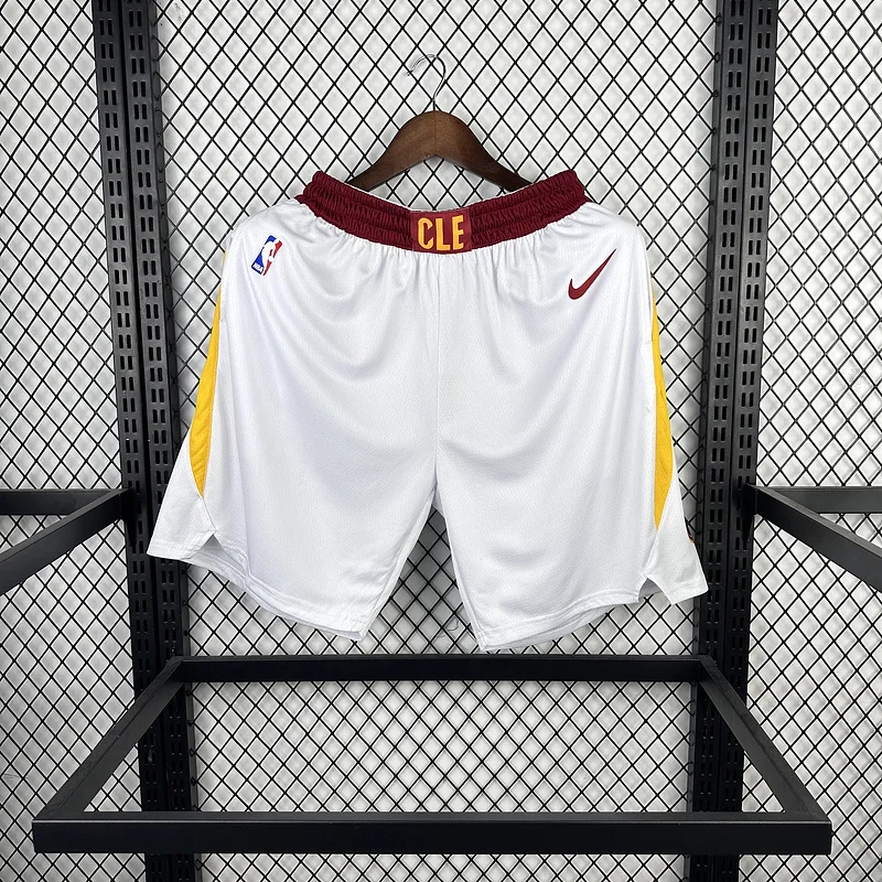 2021 Cleveland Cavaliers Basketball Home White Shorts