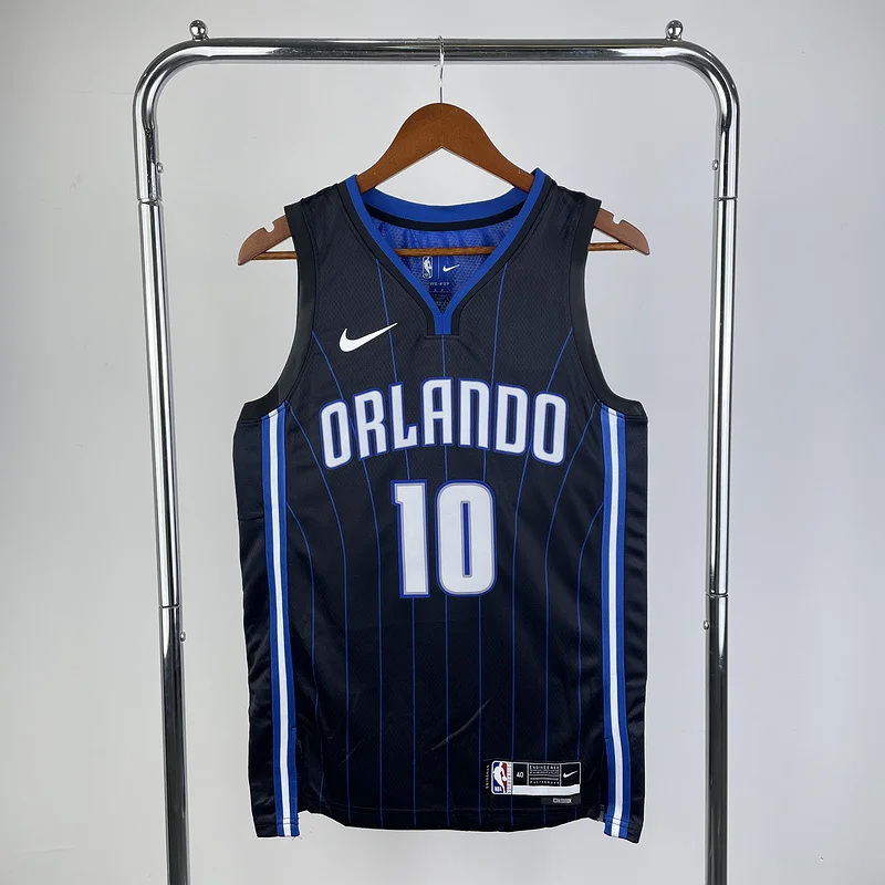 2023 Orlando Magic Basketball Jersey Black stripe #10 BOL