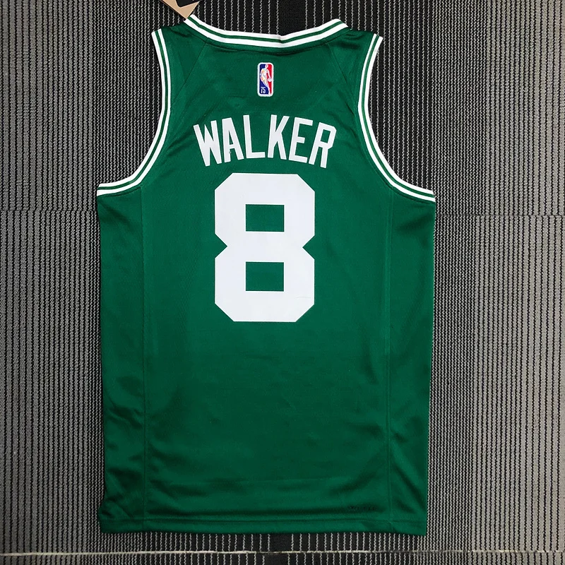 75th anniversary NBA Boston Celtics Basketball Jersey Green #8 WALKER