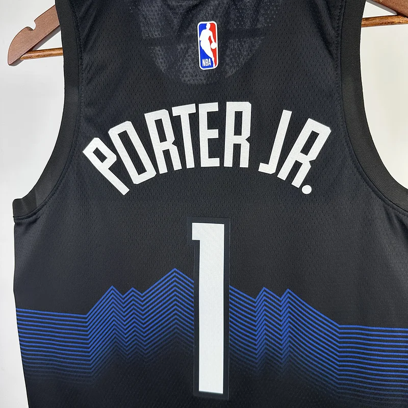 2024 Season NBA Denver Nuggets Basketball jersey city version #1 PORTER JR