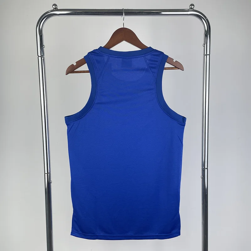 2023 Season Philadelphia 76ers Basketball Jersey Blue training vest