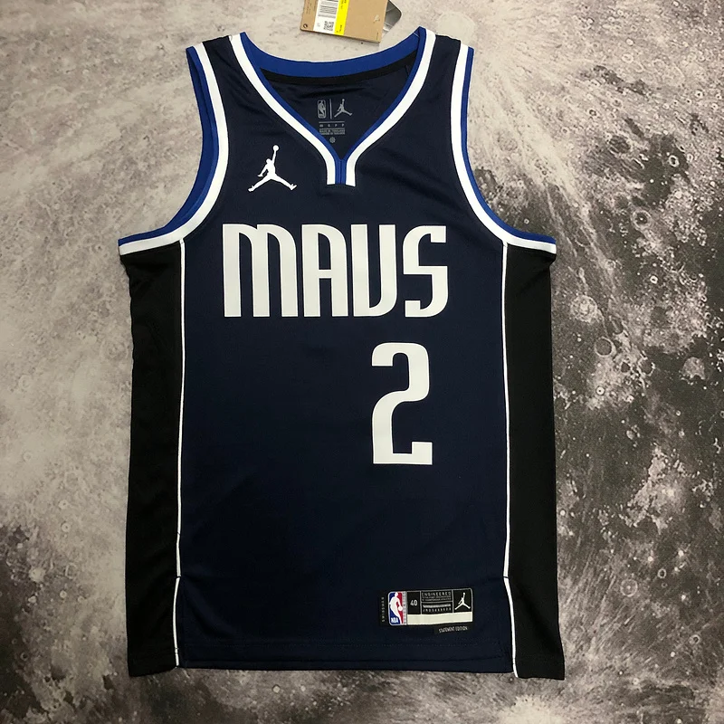 2023 Season NBA Dallas Mavericks basketball jersey trapeze limited #2 IRVING