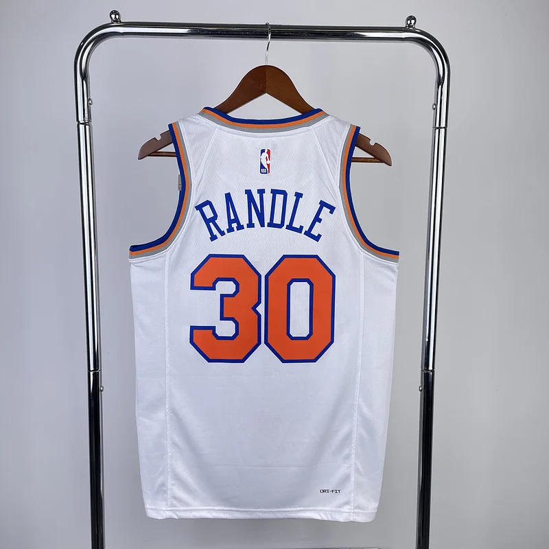 2023 New York Knicks Basketball Jersey White #30 RANDLE