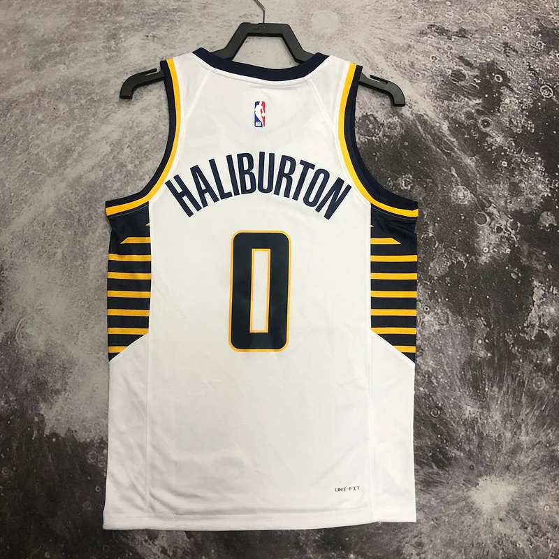 2023 Indiana Pacers Basketball Jersey Home #0 HALIBURTON