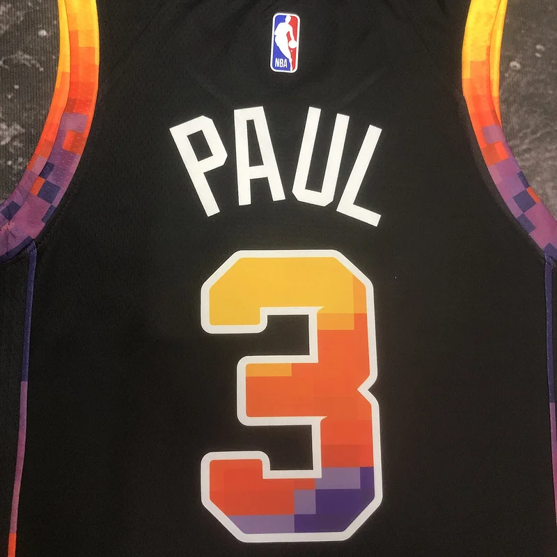 2023 Season NBA Phoenix Suns Basketball jersey trapeze limited #3 PAUL