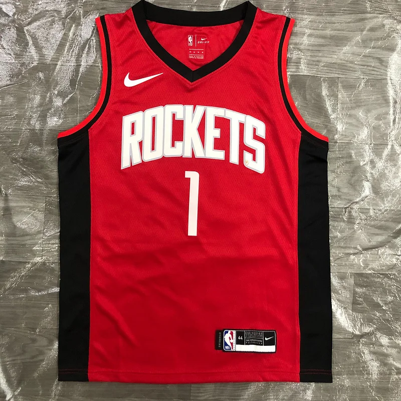 2021 Houston Rockets Basketball Jersey Red #1 McGRADY