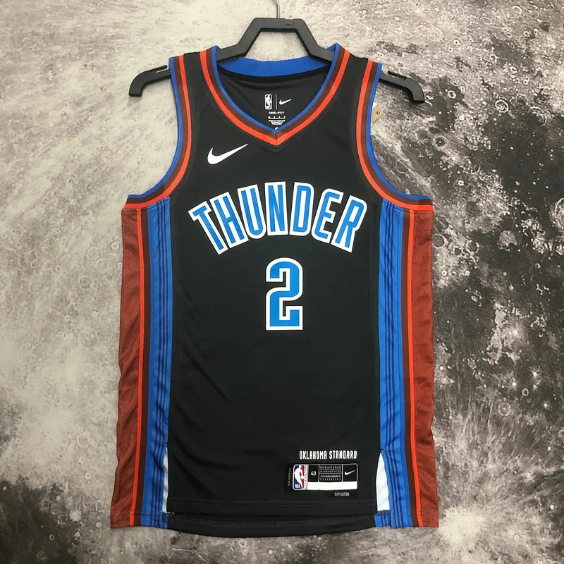 2023 NBA Oklahoma City Thunder Basketball Jersey city version #2 GILGEOUS ALEXANDER