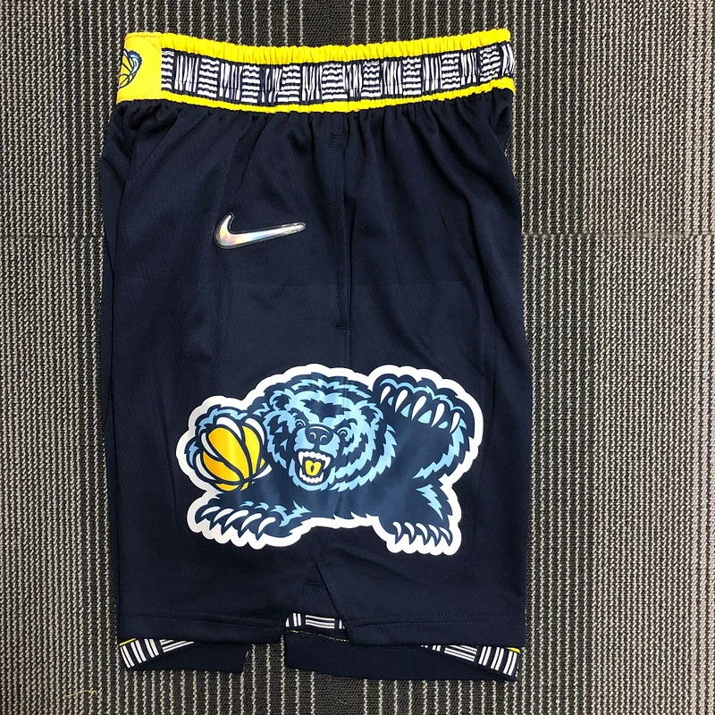 2022 Season NBA Memphis Grizzlies Basketball city version Shorts