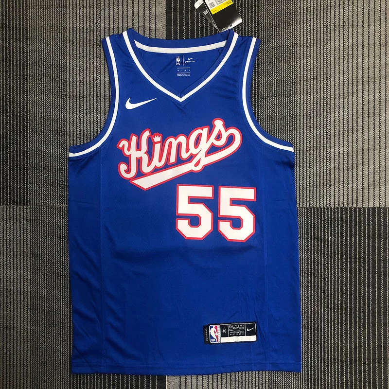 Sacramento Kings Basketball Jersey Blue #55 WILLIAMS