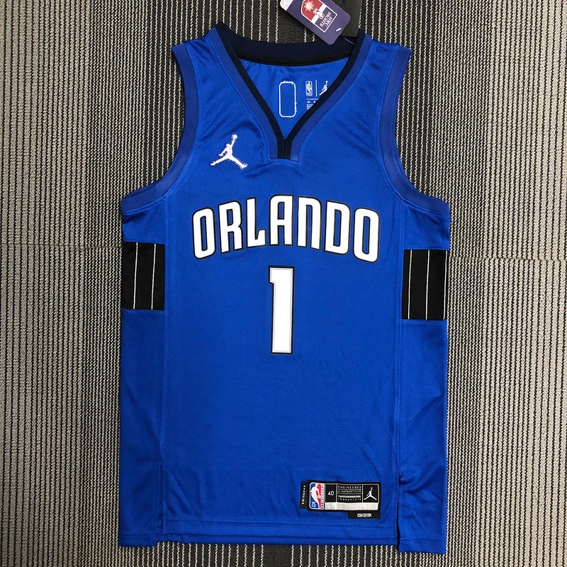 75th anniversary Orlando Magic Basketball Jersey trapeze #1 McGrady