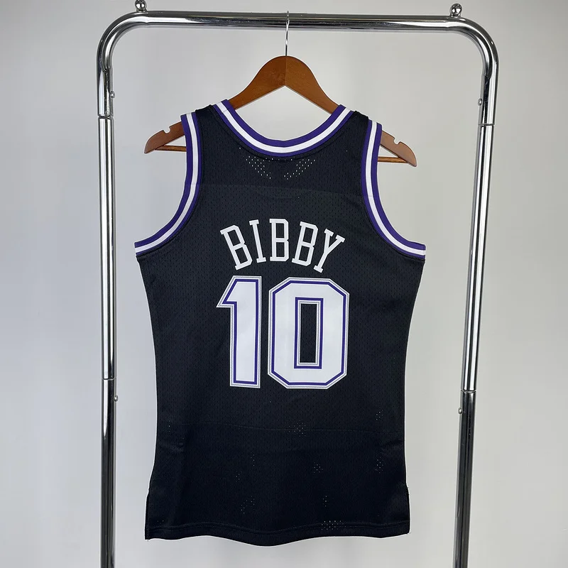 Mitchell Ness Hot Print Retro Sacramento Kings Basketball Jersey 2001 #10 BIBBY