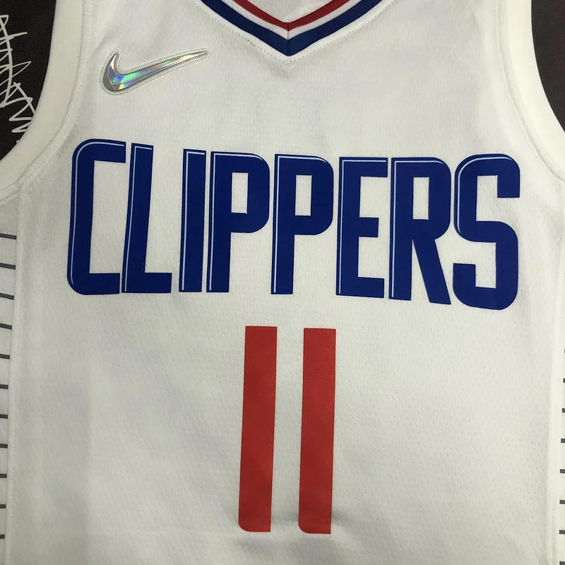 75th anniversary    NBA Los Angeles Clippers Basketball jersey   White  #11   WALL