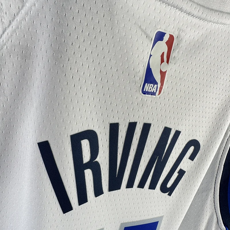 Youth kids Basketball Jersey Dallas Mavericks White #11 IRVING