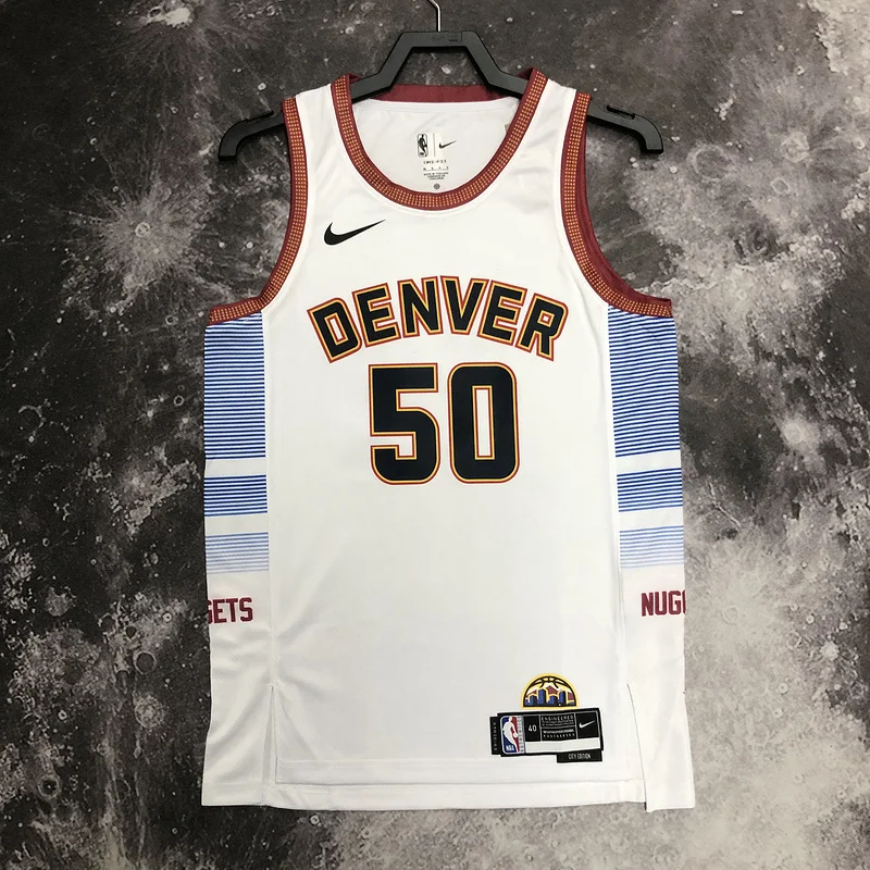 2023 Season NBA Denver Nuggets Basketball jersey city version #50 GORDON