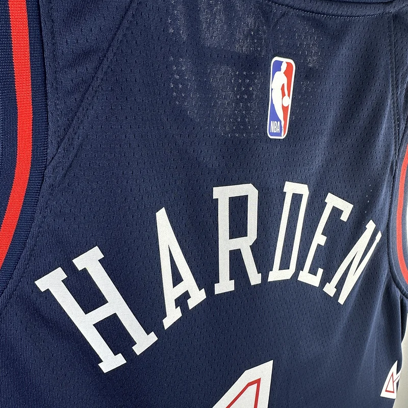 2024 Season NBA Philadelphia 76ers Basketball Jersey city version #1 HARDEN