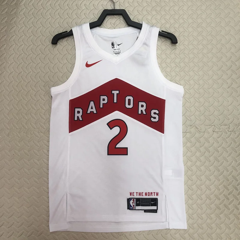 2023 NBA Toronto Raptors Basketball Jersey Home White #2 LEONARD