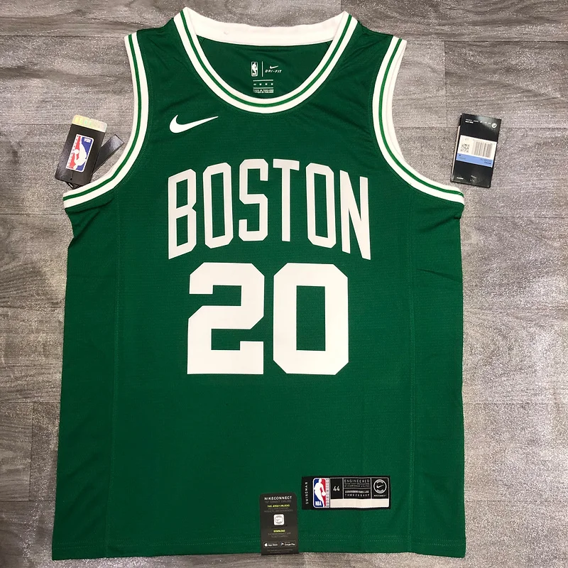 NBA Boston Celtics Basketball Jersey Retro Green #20 ALLEN