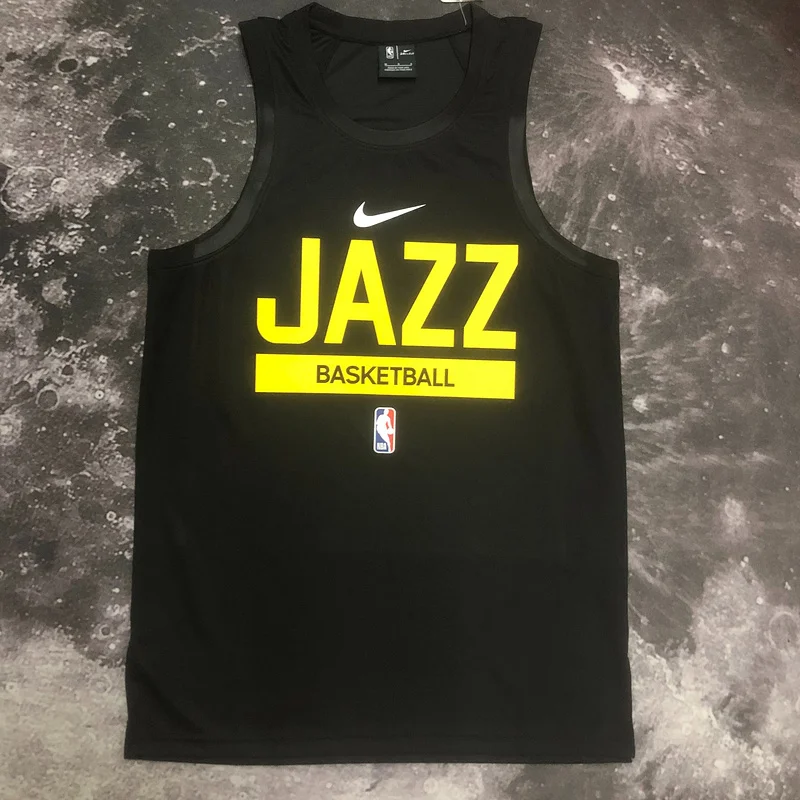 2023 Utah Jazz Basketball Jersey Black training vest