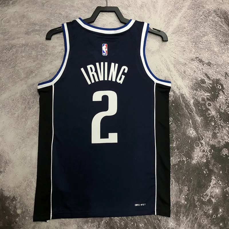 2023 Season NBA Dallas Mavericks basketball jersey trapeze limited #2 IRVING