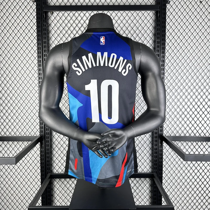 2024 Season Brooklyn Nets Basketball jersey city version #10 SIMMONS