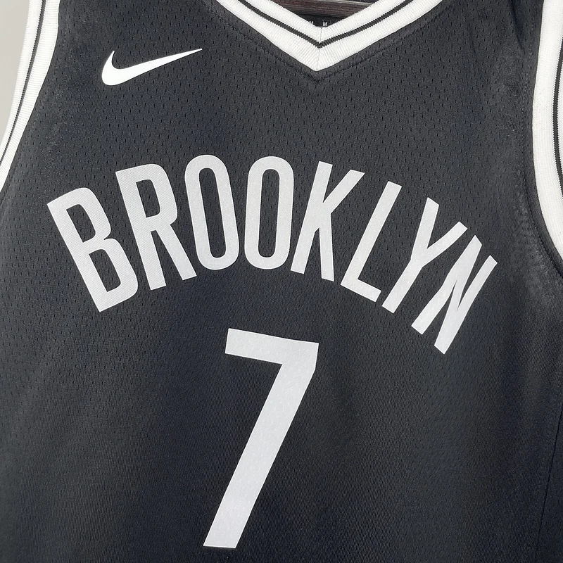 Youth kids Basketball Jersey Brooklyn Nets Black #7 IRVING