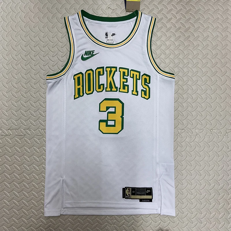 2023 Houston Rockets Basketball Jersey Retro #3 PORTER JR