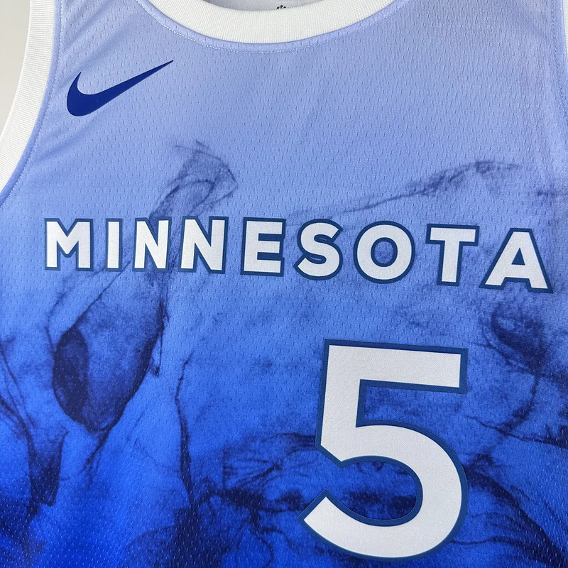 2024 Minnesota Timberwolves Basketball Jersey city version #5 EDWARDS