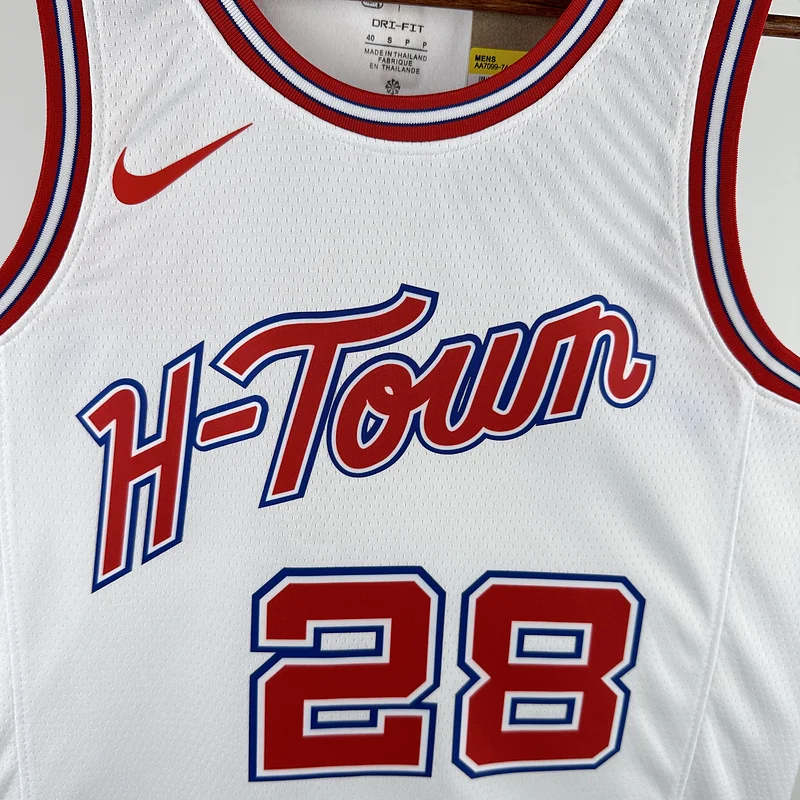 2024 Houston Rockets Basketball Jersey city version #28 SENGUN