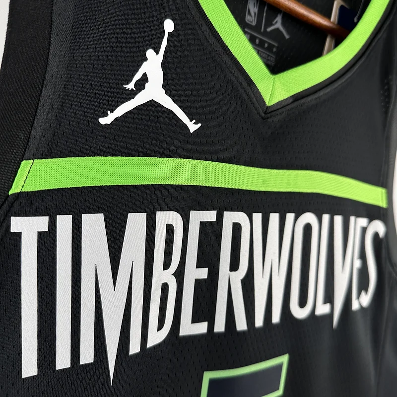 2023 Minnesota Timberwolves Basketball Jersey trapeze limited #5 EDWARDS