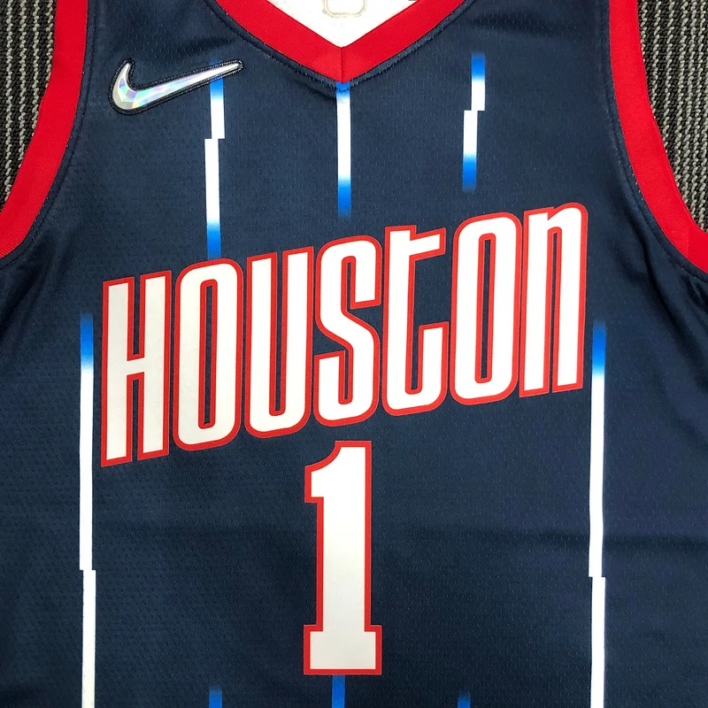 2022 Houston Rockets Basketball Jersey city version #1 McGRADY