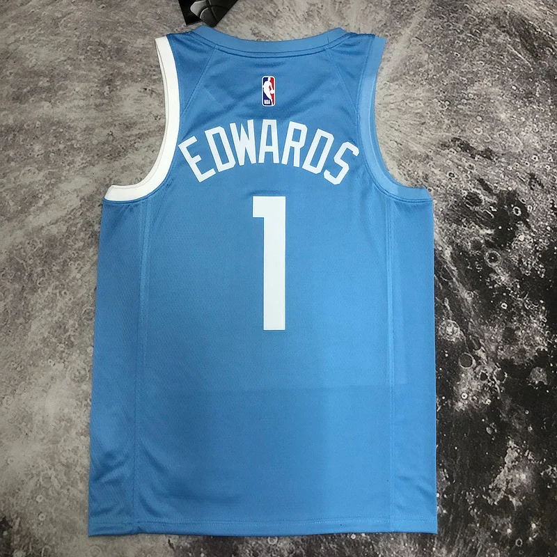 Minnesota Timberwolves Basketball Jersey #1 EDWARDS