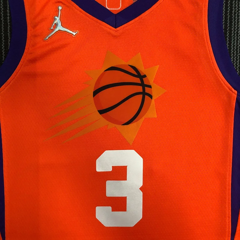 NBA Phoenix Suns Basketball jersey trapeze limited Orange #3 PAUL