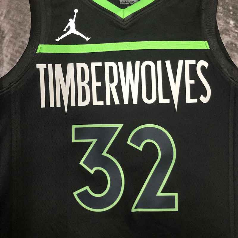 2023 Minnesota Timberwolves Basketball Jersey trapeze limited #32 TOWNS