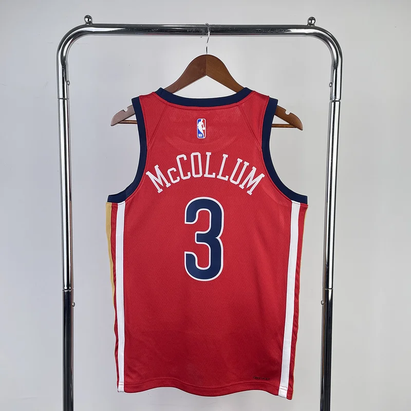 2024 New Orleans Pelicans Basketball jersey   trapeze  limited #3  McCOLLUM