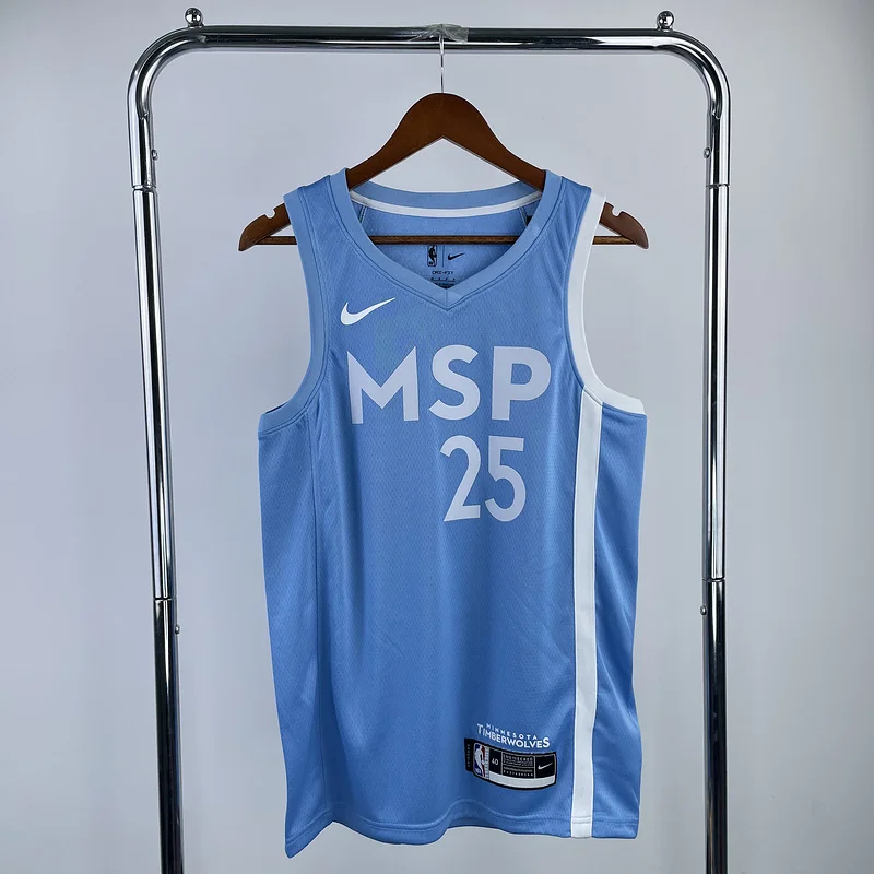 Minnesota Timberwolves Basketball Jersey #25 ROSE