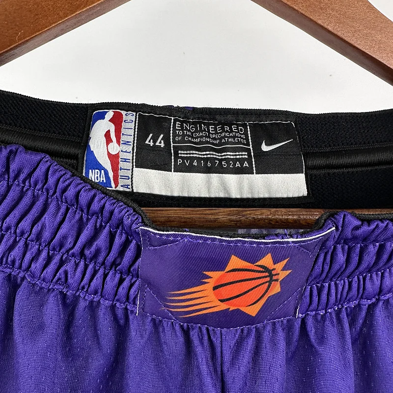 2024 Season NBA Phoenix Suns Basketball Aawy Purple Shorts