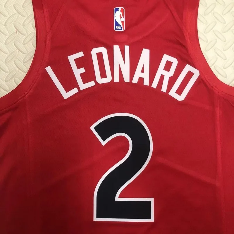 2023 NBA Toronto Raptors Basketball Jersey Aawy Red #2 LEONARD