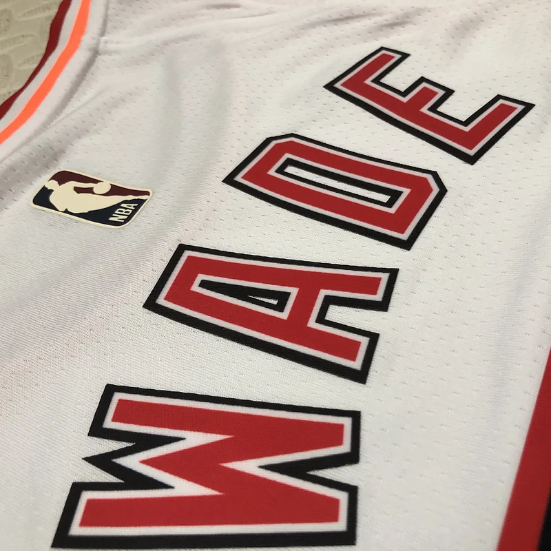 2023 SeasonNBA Miami Heat basketball jersey Retro #3 WADE