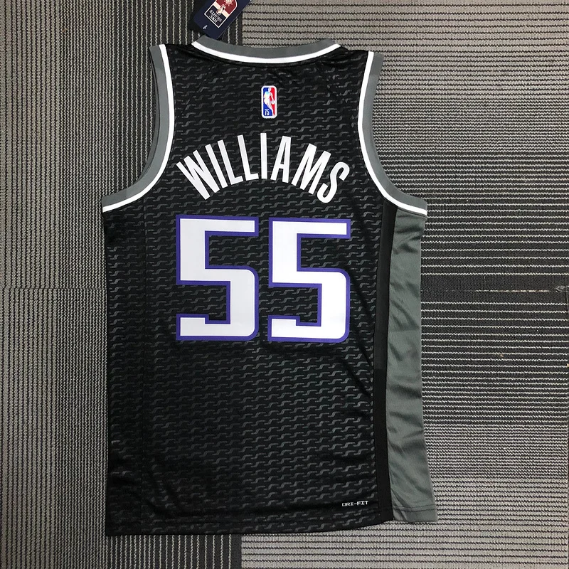 Sacramento Kings Basketball Jersey trapeze limited #55 WILLIAMS