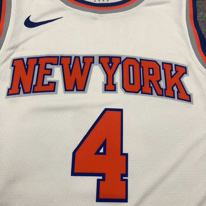 New York Knicks Basketball Jersey White #4 ROSE