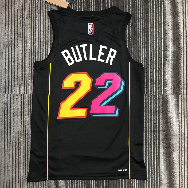 2022 Season NBA Miami Heat basketball jersey city version #22 BUTLER