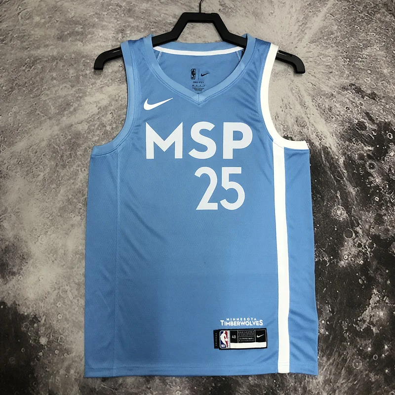 Minnesota Timberwolves Basketball Jersey #25 ROSE